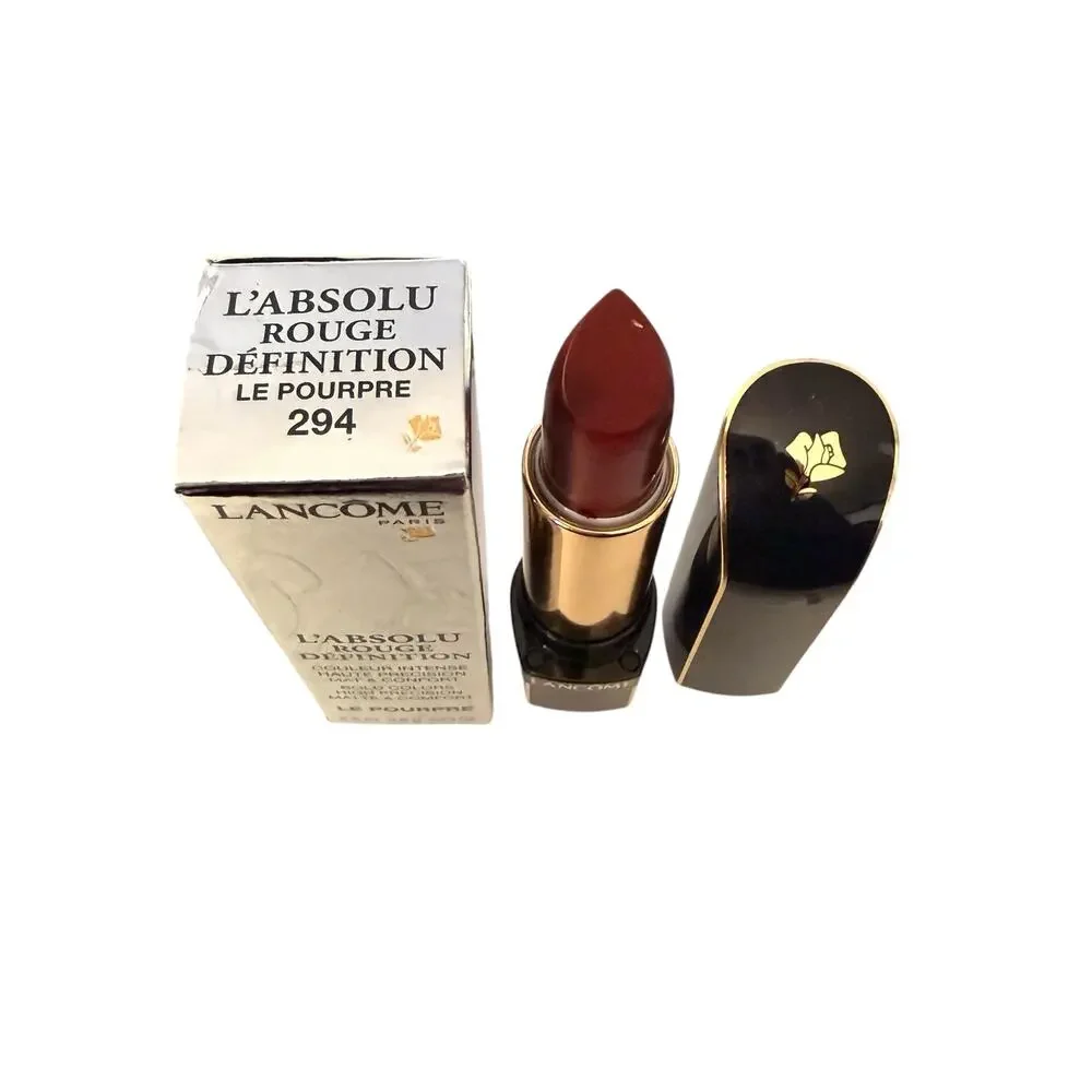 Lancome L'Absolu Rouge Definition Lipcolor 0.12oz /3.4g Le Pourpre 294 NEW